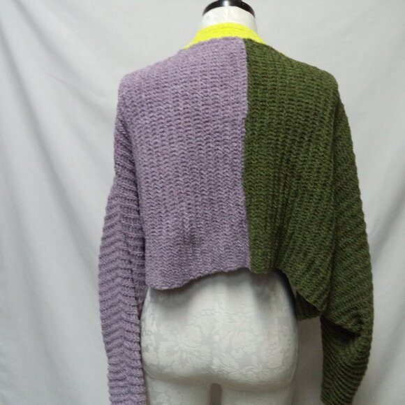 Urban Outfitters Chenille Cardigan sweater top cropped  NEW NWT Size Small Sm S - Picture 10 of 15